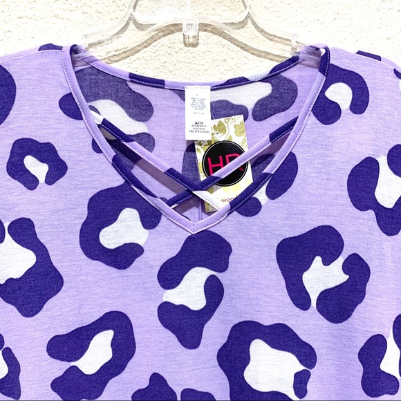 Plus Size Purple Animal Prints (NWT) - Picture 8 of 8